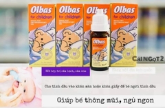TINH DẦU XÔNG MŨI TRỊ NGẠT OLBAS 12ML (3 THÁNG+) UK