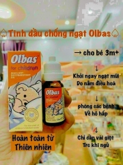 TINH DẦU XÔNG MŨI TRỊ NGẠT OLBAS 12ML (3 THÁNG+) UK