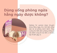 Men vi sinh Optibac tím dành cho phụ nữ - Optibac For Women