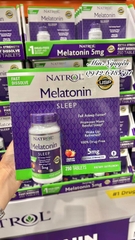 Viên ngậm giúp ngủ ngon Natrol Melatonin 5mg 250 Viên