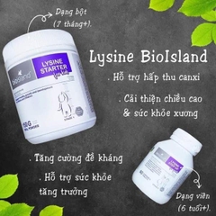 LYSINE TĂNG CHIỀU CAO & KÍCH THÍCH ĂN NGON ( ÚC )