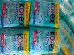 Băng vệ sinh KOTEX Max Cool Siêu Mỏng Có Cánh 8miếng/gói