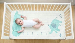 CHIẾU LỤA ĐIỀU HÒA 3D MUSLIN TREE KÈM GỐI THOÁNG KHÍ CHO BÉ SƠ SINH