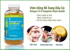 Viên uống Member's Mark Omega 3-6-9 Supports Heart Health 325 viên của Mỹ omega 369