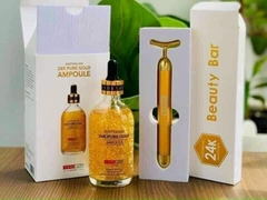 Serum Tinh Chất Vàng 24k + Thanh Lăn Pure Gold Ampoule Thera Lady 100ml  Úc