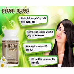 Viên uống ngăn ngừa tóc bạc ANTI GRAY 7050 60 viên