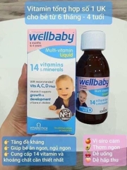 VITAMIN TỔNG HỢP WELLBABY MULTIVITAMIN LIQUID ( ANH )