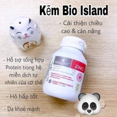 Viên Bổ sung Kẽm Úc cho bé của Úc Bio Island Zinc 120 Viên