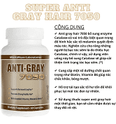 Viên uống ngăn ngừa tóc bạc ANTI GRAY 7050 60 viên