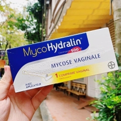 Viên Đặt Phụ Khoa Mycohydralin siêu Hot-hàng nội địa Pháp-Hộp 1viên