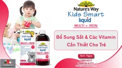 Siro Uống Nature's Way Kids Smart Liquid Multi + Iron Hỗ Trợ Nâng Cao Sức Đề Kháng Cho Trẻ 200ml