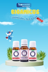 Dung dịch men 10 chủng Bioamicus Complete 10ml hỗ trợ cải thiện hệ vi sinh đường ruột, giảm rối loạn tiêu hóa (10ml)