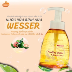 Nước rửa bình sữa Wesser