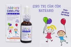 Siro Children Cold and Flu Mỹ 30ml - Giảm cảm lạnh hiệu quả Mỹ