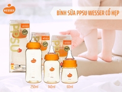 Bình sữa PPSU Wesser  60ml/140ml/250ml