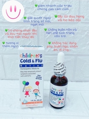 Siro Children Cold and Flu Mỹ 30ml - Giảm cảm lạnh hiệu quả Mỹ