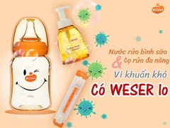 Nước rửa bình sữa Wesser