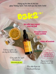 Vitamin D3 K2 MK7 cao cấp của Anh Quốc