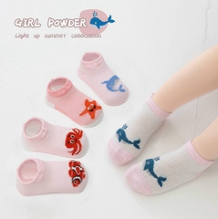 Sét 5 Đôi Tất Lưới Kids Socks -kiluta cho bé