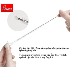 CỌ SILICONE RỬA BÌNH SỮA Emma - BỘ 4 CHI TIẾT