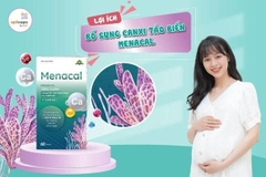 Canxi Menacal - Canxi từ tảo biển và san hô cho mẹ bầu và trẻ nhỏ (hộp 60 viên)