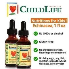 Siro Tăng Đề Kháng Và Miễn Dịch Childlife Echinacea Dạng Giọt