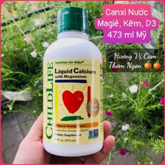 Vitamin ChildLife 473ml CANXI + MAGIE dạng sữa