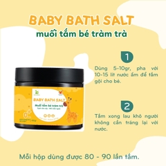 MUỐI TẮM BÉ TRÀM TRÀ BẢO NHIÊN 200gr