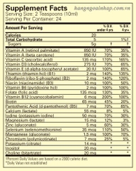 Vitamin Tổng Hợp ChildLife Multi Vitamin Mineral 237ml