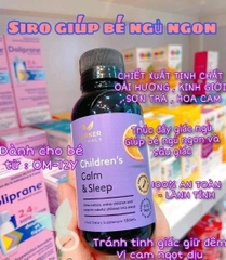 Siro ngủ ngon Harker Calm & Sleep (tím) - 150ml