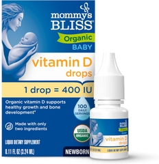 Vitamin D3 Hữu Cơ Mommy's Bliss Cho Trẻ Sơ Sinh: Giải Pháp Vàng Phát Triển Hệ Xương Khỏe Mạnh