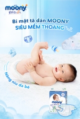 Bỉm tã quần Moony Natural bông hữu cơ các size