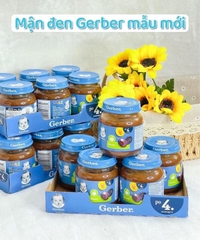 [HSD 2024 - Mẫu mới] Mận đen nghiền Gerber cho bé từ 4 tháng