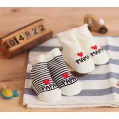 SET VỚ , BAO TAY HỌA TIẾT I LOVE MAMA & PAPA