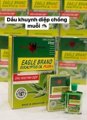 Dầu Khuynh Diệp Eagle Brand BST's Eucalyptus Oil PLUS + 25ml Singapore (Chuẩn USA) chống muỗi 8 tiếng