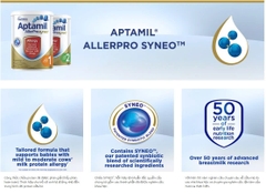 Sữa Aptamil AllerPro Syneo Số 2 900g – Giải Pháp Tốt Nhất Cho Bé Dị Ứng Đạm Sữa Bò 6-12 Tháng