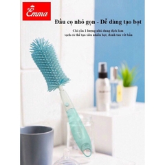 CỌ SILICONE RỬA BÌNH SỮA Emma - BỘ 4 CHI TIẾT