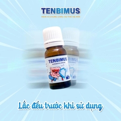 Men Vi Sinh 10 Chủng Tenbimus Bổ Sung Lợi Khuẩn Hỗ Trợ Hạn Chế Rối Loạn Tiêu Hóa Tăng Cường Sức Khỏe 2026 – Men Vi Sinh Tenbimus 10ml Nhập Khẩu Châu Âu Hỗ Trợ Cân Bằng Hệ Vi Sinh Đường Ruột Giảm Tiêu Chảy Táo Bón Nôn Trớ Khóc Dạ Đề Cho Trẻ Sơ Sinh Từ 0 Tháng An Toàn Không Đường Không Chất Bảo Quản Chính Hãng Giá Rẻ