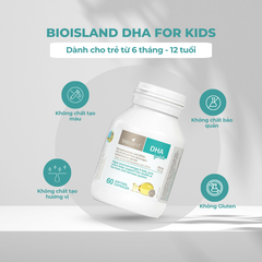 Bio Island DHA Cho Trẻ Em – Hỗ Trợ Sức Khỏe Não Bộ Và Hệ Thần Kinh Tốt Nhất 2025