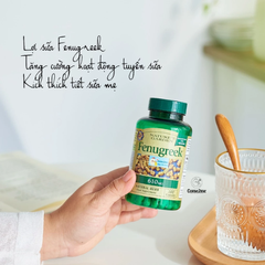 Vitamin Fenugreek 610mg Cỏ Cà Ri Lợi Sữa Cho Mẹ Sau Sinh Hộp 60 viên