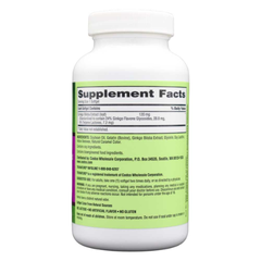 Viên uống bổ não Trunature Ginkgo Biloba 340 viên Mỹ hỗ trợ tuần hoàn máu não