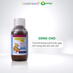 Siro FITOBIMBI ISILAX Hỗ Trợ Giảm Táo Bón 6 Trong 1 Cho Trẻ Từ 6 Tháng Chai 200ml
