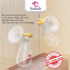 Máy Hút Sữa Vắt Sữa Điện Đôi Có Bình Hút Kichilachi