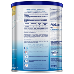 Sữa bột Aptamil Profutuna Cesarbiotik số 2 New Zealand 800g dành cho bé 12 - 24 tháng tuổi