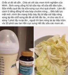 Viên Uống Lợi Sữa Herbs of Gold Breastfeeding Support Hộp 60 viên Úc