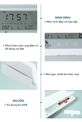 Nhiệt ẩm kế đa năng Moaz BéBé MB - 027