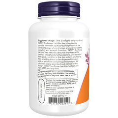 Viên uống thông tắc tia sữa Now Sunflower Lecithin 1200mg