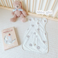 Nhộng chũn Monona vải thở vải lỗ cotton mềm thoáng mát co giãn 4 chiều cho bé sơ sinh