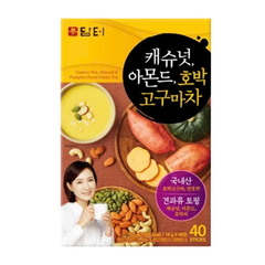 Bột ngũ cốc khoai lang, hạnh nhân, bí ngô Damtuh Hàn Quốc - Hộp 40 gói