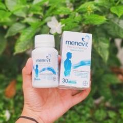 Viên Uống Hỗ Trợ Điều Trị Vô Sinh, Tinh Trùng Yếu Cho Nam Giới Menevit Hộp 30 viên (Úc)